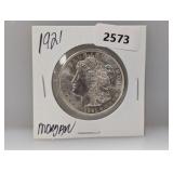 1921 90% Silv Morgan $1 Dollar
