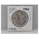 1896 90% Silv Morgan $1 Dollar