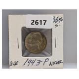 1943-P 35% Silv War Nickel