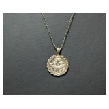 22" .925 Sterl Chain w/Gemini II Pendant