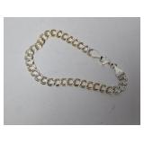 7" .925 Sterl Charm Bracelet