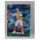 2024 NFL Prizm Fireworks Cracked Ice RC Bo Nix