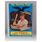 1959 Topps Luis Aparicio HN All Star Corners/Edges