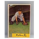 1954 Nellie Fox Bowman #6 - Small Crease