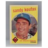 1959 Topps Baseball #163 Sandy Koufax HOF Dodgers