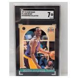 1997-98 Score Board Autog Col Kobe Bryant SGC 7