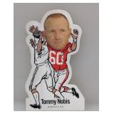 1972 NFLPA Vinyl Stickers Football Tommy Nobis HOF