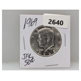 1969 40% Silv JFK Half $1 Dollar