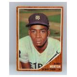 1962 Topps HN Bubba Morton Tigers Corners/Edges