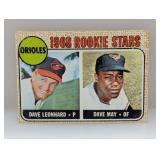 1968 Topps Rookie Stars 56 Creases/Corners/Edges