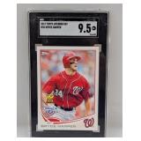 2013 Topps OD Bryce Harper Red Jersey RC SGC 9.5