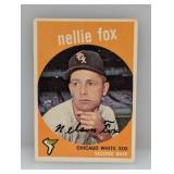 1959 Topps #30 Nellie Fox HOF White Sox Corners