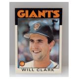 1986 Topps Traded Will Clark RC #24T Edges