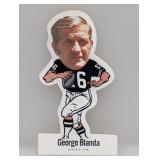 1972 NFLPA Vinyl Stickers George Blanda HOF