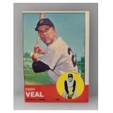 1963 Topps High # 573 - Coot Veal "Tigers" Corne