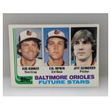 Bonner Ripken Schneider RC #21 1982 Topps Edge