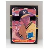 1987 Donruss Rated Rookie Mark McGwire RC Edges