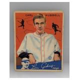 1934 Goudey #12 Carl Hubbell HOF Giants Damage
