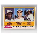 1981 ToppsTim Raines, Roberto Ramos, Bobby Pate