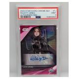 2023 Star Wars Topps Ch Felicity Jones Auto/5 PSA9