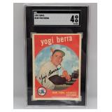 1959 Topps SGC 4 #180 Yogi Berra HOF Yankees