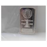 1oz .999 Silv Morgan Art Bar