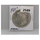 1921-S 90% Silv Morgan $1 Dollar