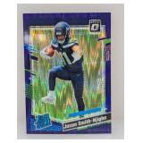 2023 Optic Jaxon Smith-Njigba #293 RC Purple Shock