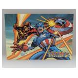 1995 Marvel Comics Captain America Iron Man Edges