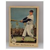 1959 Fleer Ted Willams 60 More Records For Ted E/S