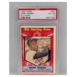 1959 Topps PSA 4 #561 Aaron All Star HN HOF Braves