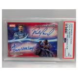 2025 Marvel Topps Ch Pascal/Ineson 2X Auto /5 PSA9