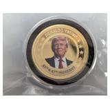 Gold Layered Clad Trump Medallion