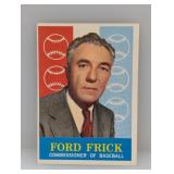 1959 Topps Ford Frick Commisioner Corners/Wrinkles