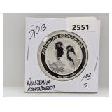 2013 1oz .999 Silv Australian Kookaburra