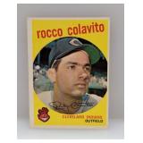 1959 Topps #420 Rocco Colovita HOF Indians Corner