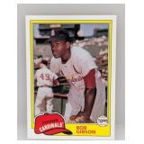 1976 Topps Bob Gibson 204 Edge