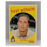1959 Topps #349 Hoyt Wilhelm HOF Orioles Corners