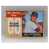 1968 Topps Carl Yastrzemski HOF 369 Corners/Edges