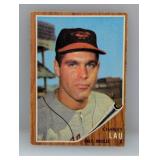 1962 Topps HN Charley Lau  Orioles Corners/Edges