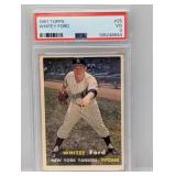 1957 Topps Whitey Ford #25 PSA 3