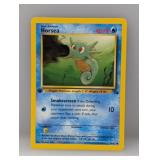 Pokemon 1999 1st Edition Horsea 49 LP*