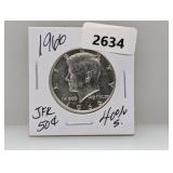 1966 40% Silv JFK Half $1 Dollar