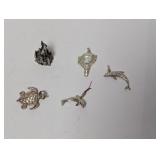 15.24G .925 Sterl Charms/Pendants