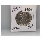 1929-S 90% Silv Walker Half $1 Dollar