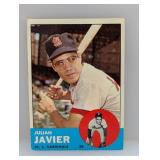 1963 Topps #226 Julian Javier Wrinkle/Corners/Edge