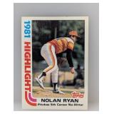 1982 Topps Nolan Ryan #5 HOF Edges
