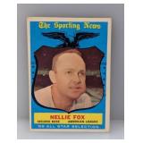 1959 Topps Nellie Fox All Star HN Corners/Edges