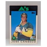 1986 Topps Traded Jose Canseco RC Corners/Edges