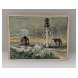 1911 Hassan Cigarettes Coney Island Light Damage
